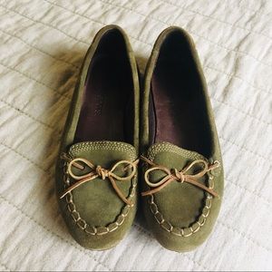 Timberland Earthkeepers Green Suede Moccasin